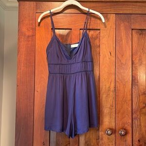 Navy Blue Altar’d State Strappy Romper, medium